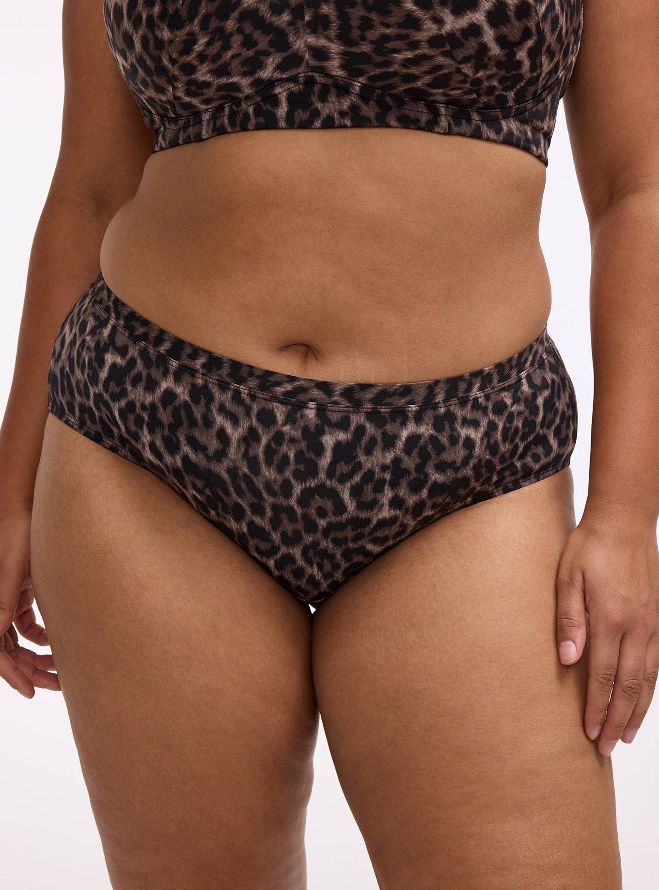 Second Skin Mid-Rise Hipster Panty, ON THE PROWL LEOPARD BROWN, alternate