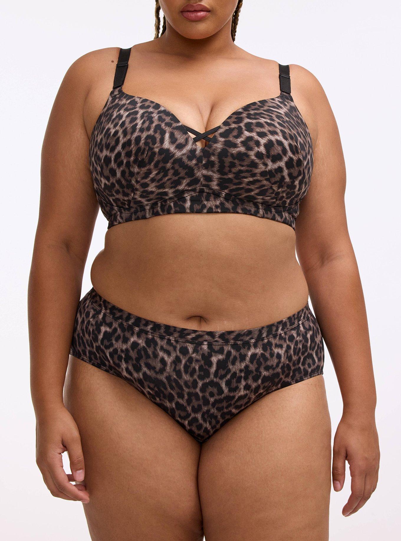 Second Skin Mid-Rise Hipster Panty, ON THE PROWL LEOPARD BROWN, alternate