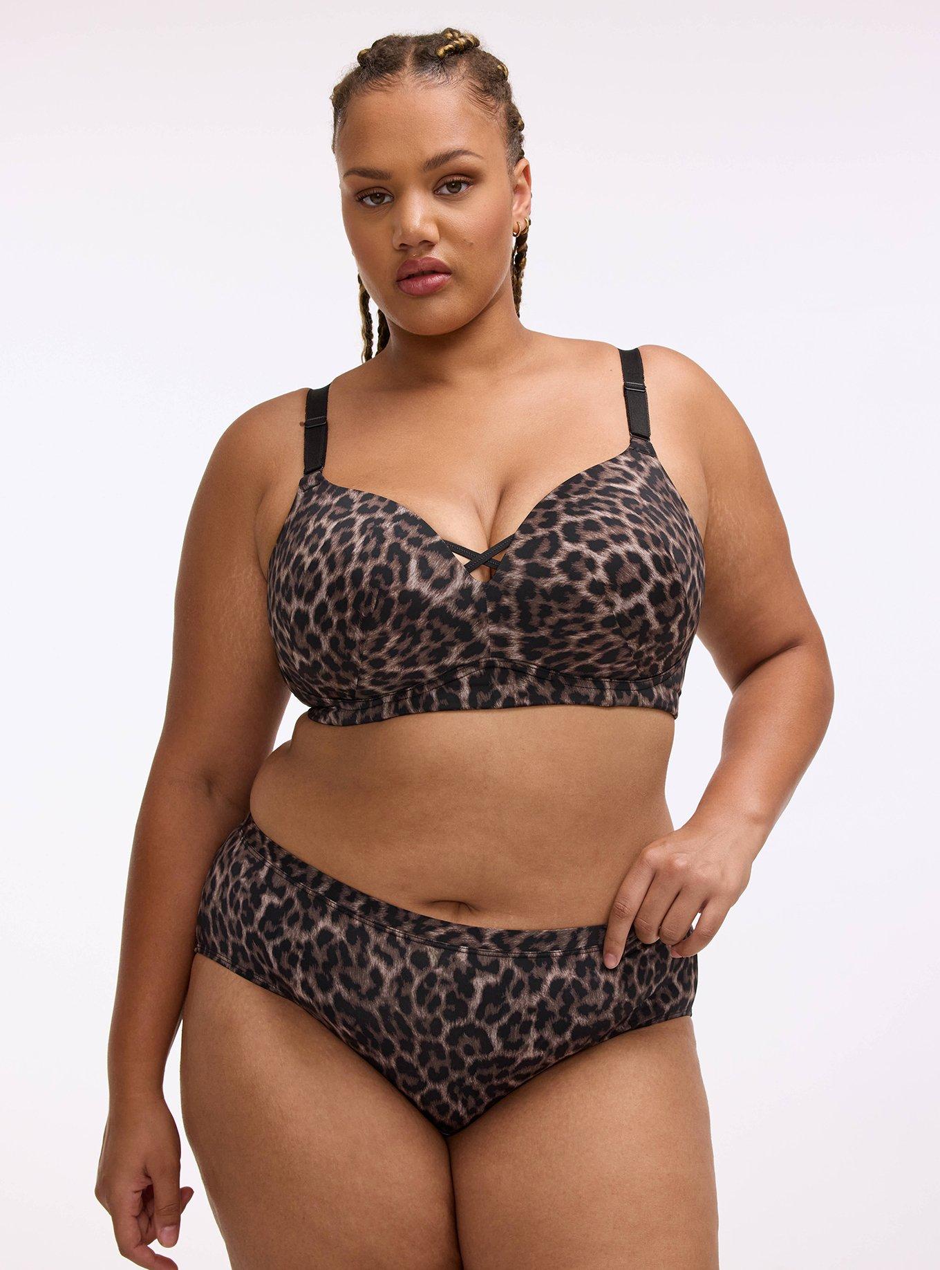 Second Skin Mid-Rise Hipster Panty, ON THE PROWL LEOPARD BROWN, hi-res