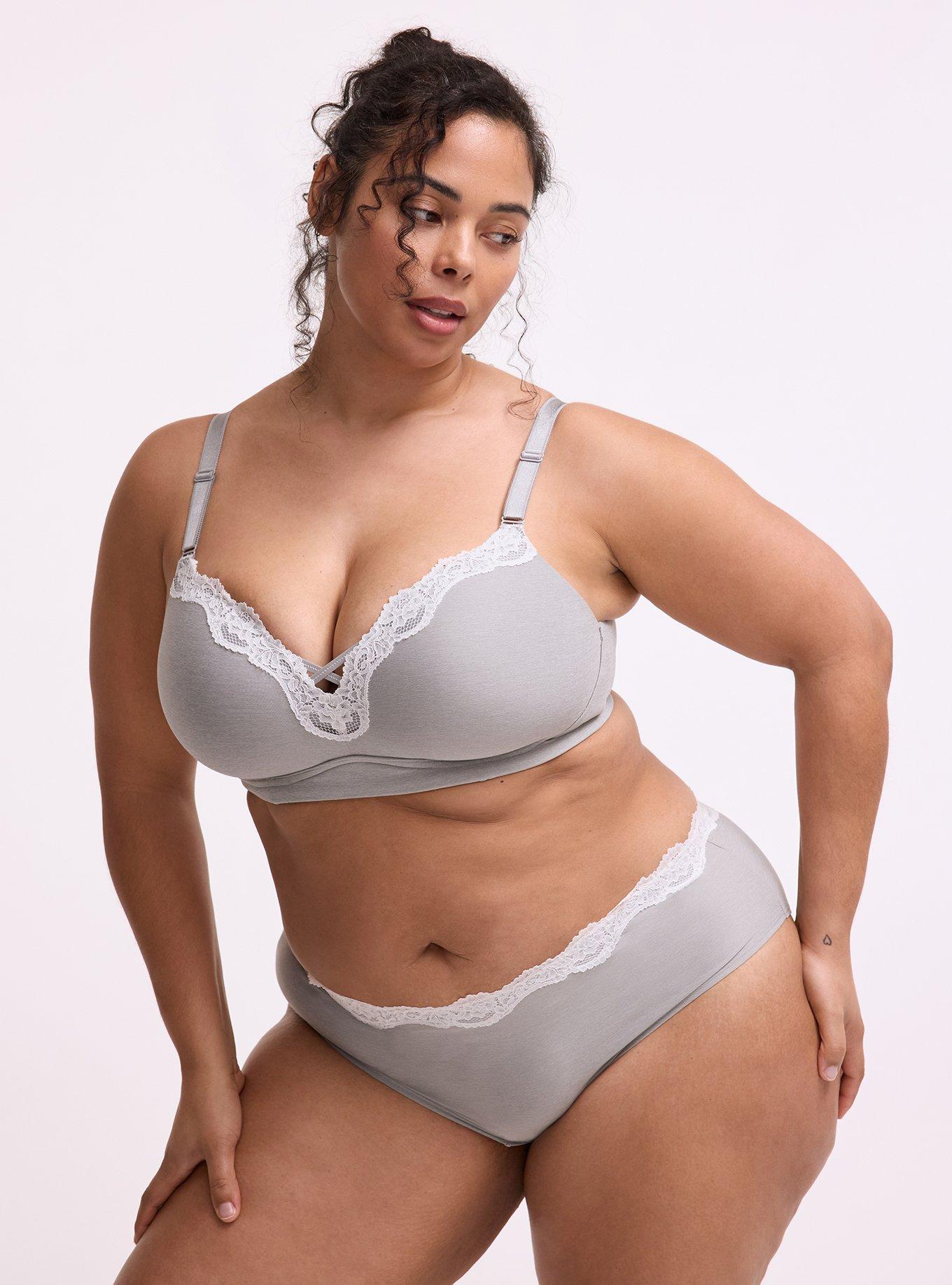 Second Skin Mid-Rise Hipster Panty, LIGHT HEATHER GRAY, hi-res