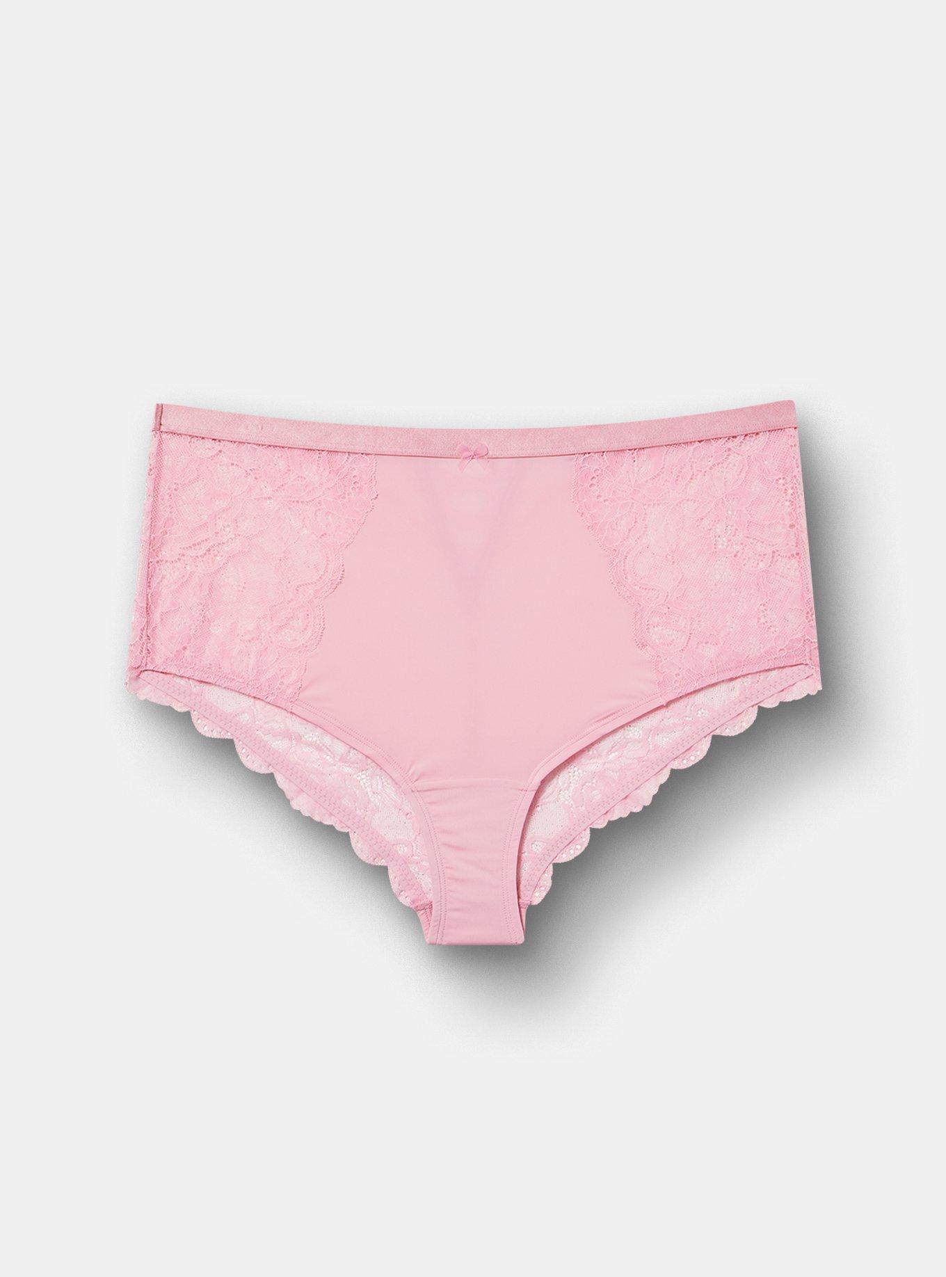 Chelsea Lace High Rise Cheeky Panty, SEA PINK, hi-res