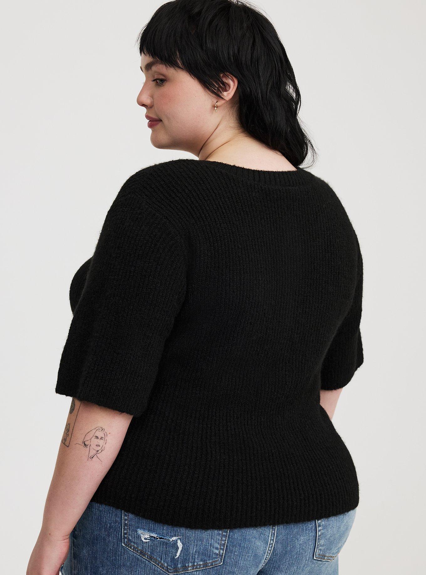 Vegan Cashmere Crew Cardigan