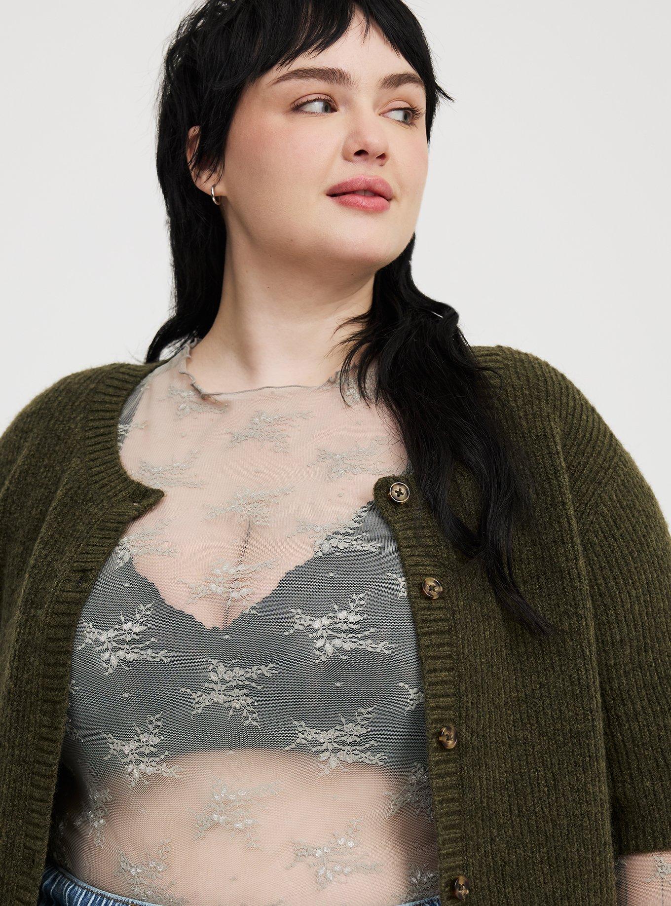 Vegan Cashmere Crew Cardigan