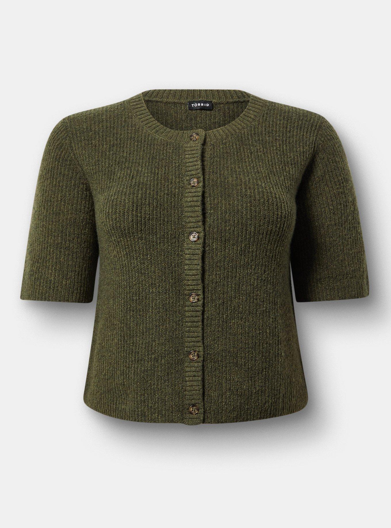 Vegan Cashmere Crew Cardigan