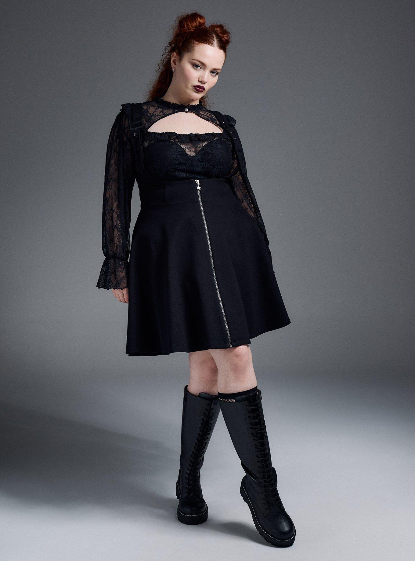 Nightfall Lace Ruffle Top