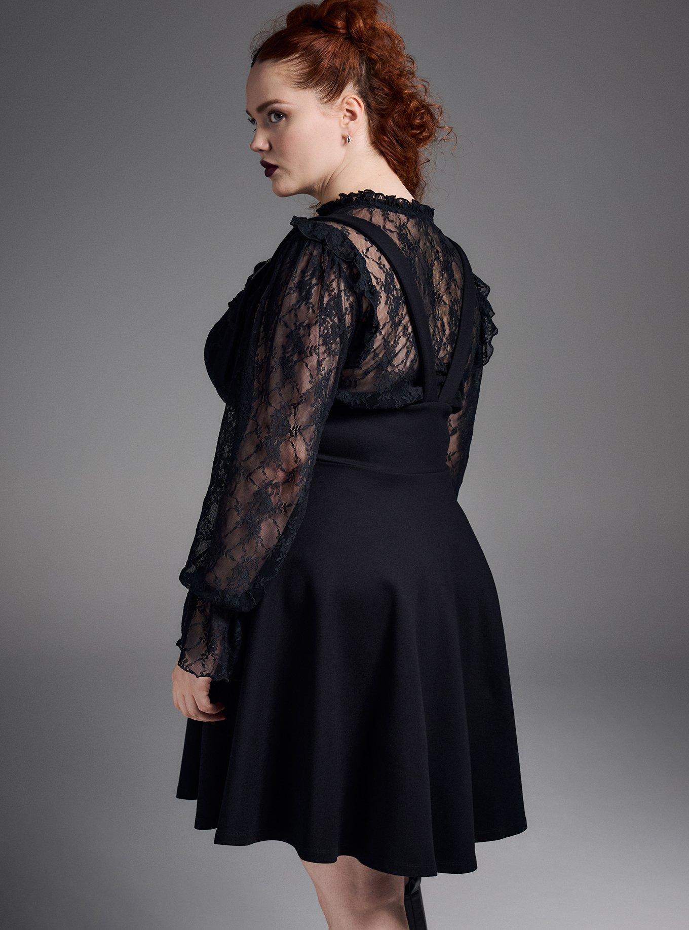 Nightfall Lace Ruffle Top