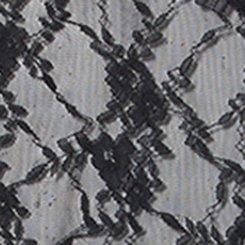 Plus Size Nightfall Lace Ruffle Top, DEEP BLACK, swatch