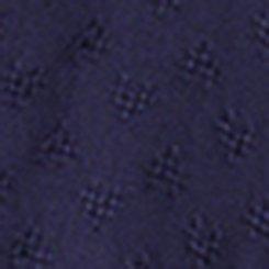 Dobby Button-Up Blouse, PEACOAT, swatch