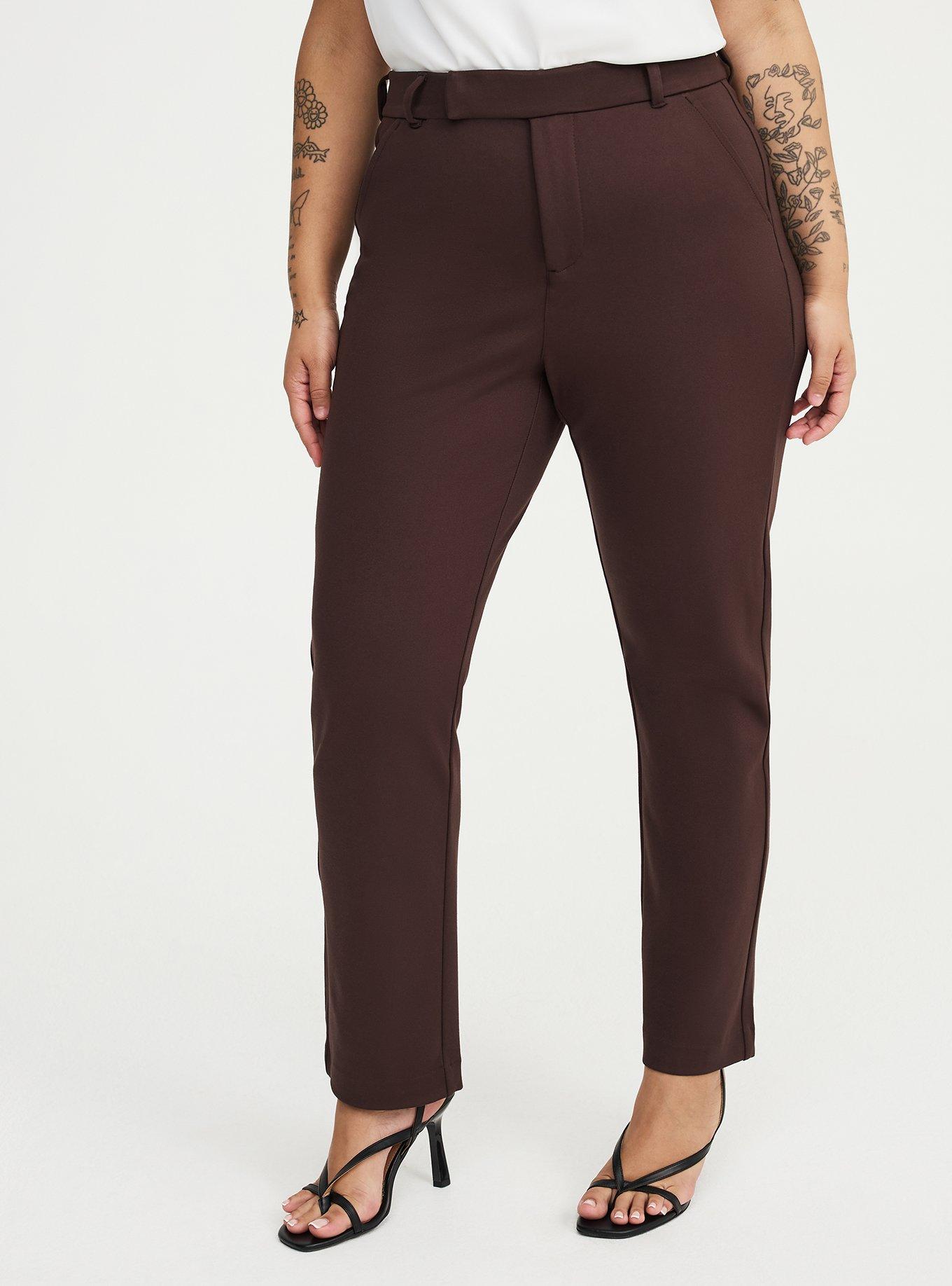 Studio High-Rise Ponte Trouser Pant, JAVA, alternate