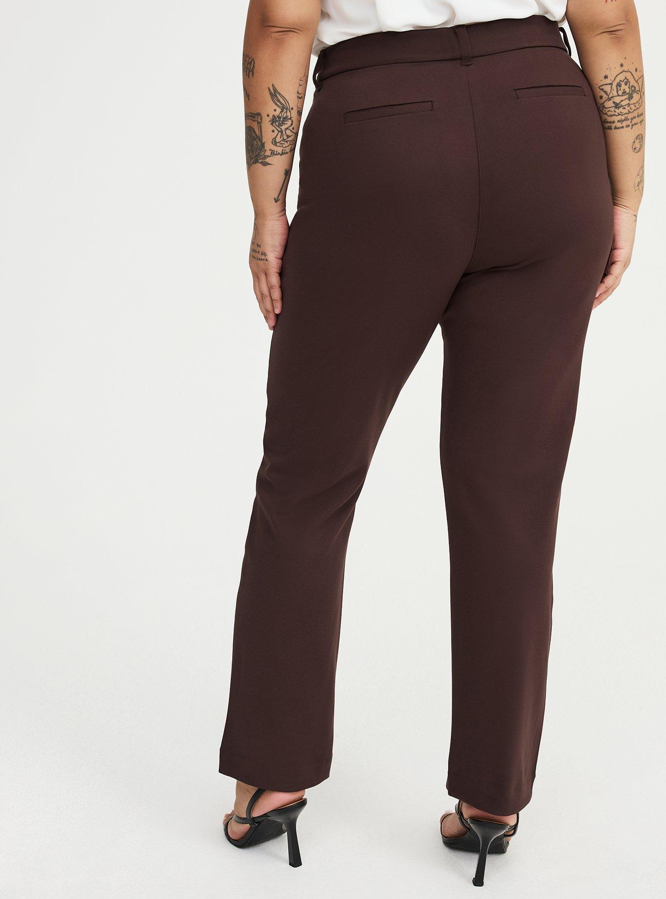 Studio High-Rise Ponte Trouser Pant, JAVA, alternate