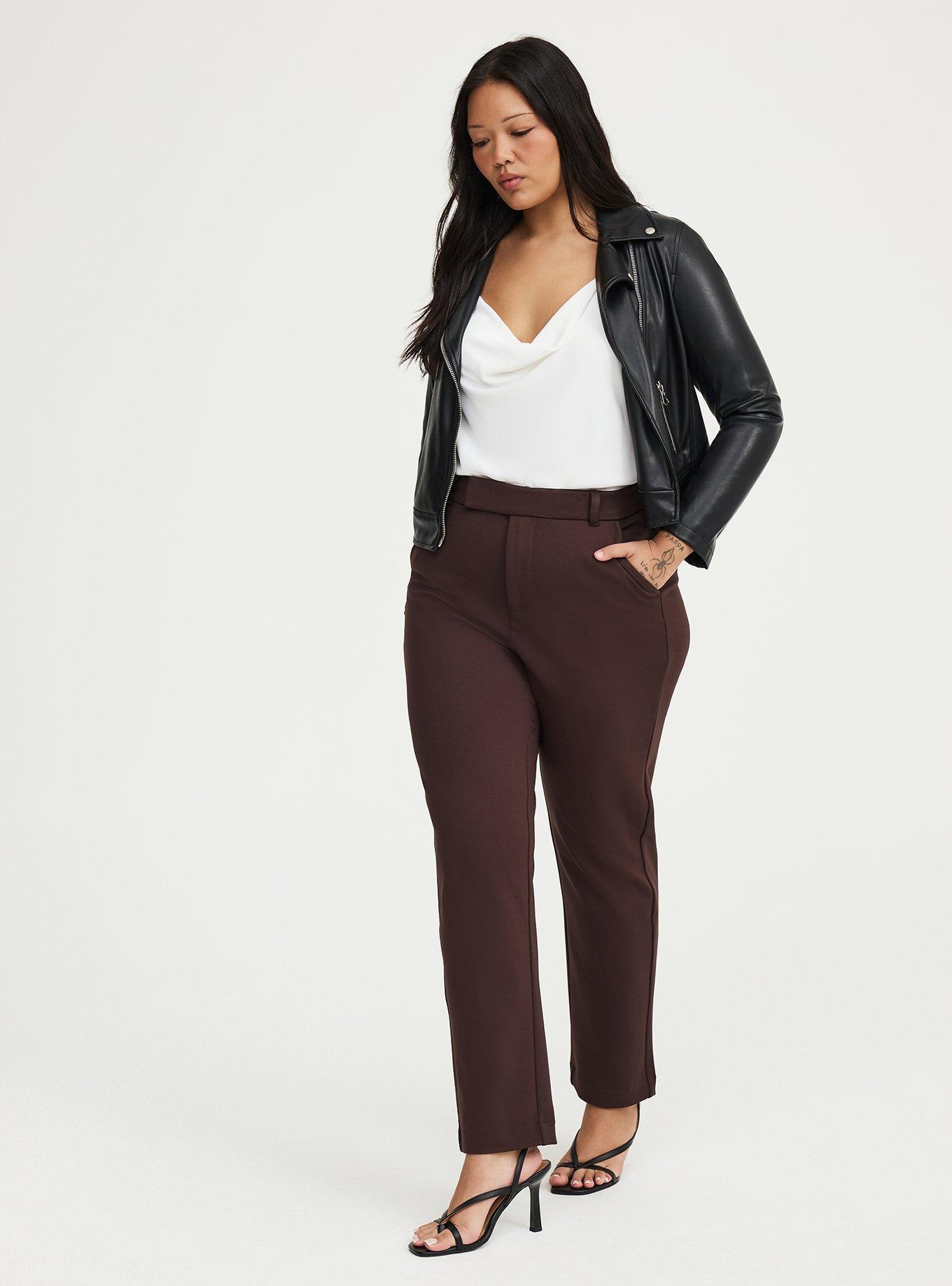 Studio High-Rise Ponte Trouser Pant, JAVA, alternate