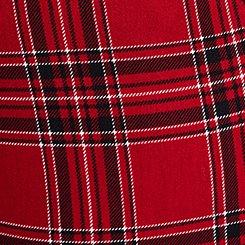 Studio High-Rise Ponte Trouser Pant, SHALL WE PLAID RED, swatch