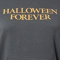 RELAXED COZY FLEECE HOODIE, HALLOWEEN FOREVER VINTAGE BLACK, swatch