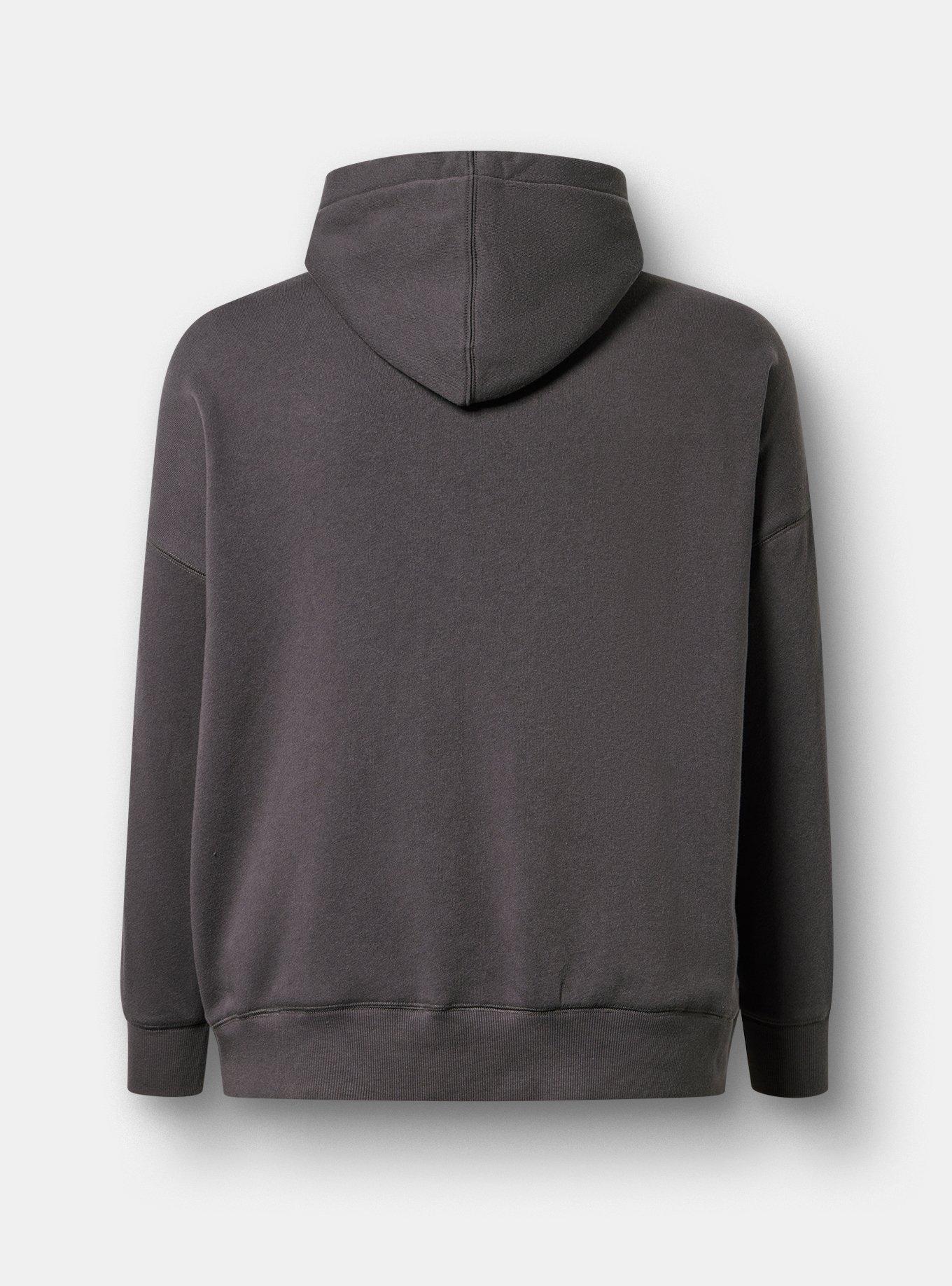 Relaxed Cozy Fleece Hoodie, ONLY TALKING TO MY DOG OBSIDIAN, alternate