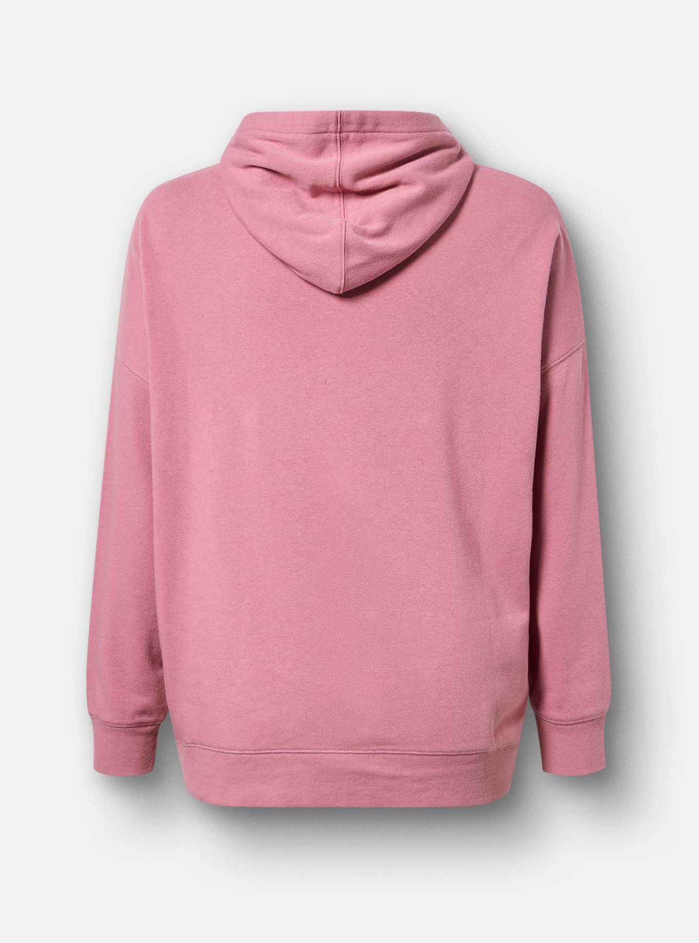 Relaxed Cozy Fleece Hoodie, DAY AND NIGHT YIN YANG MESA ROSE, alternate