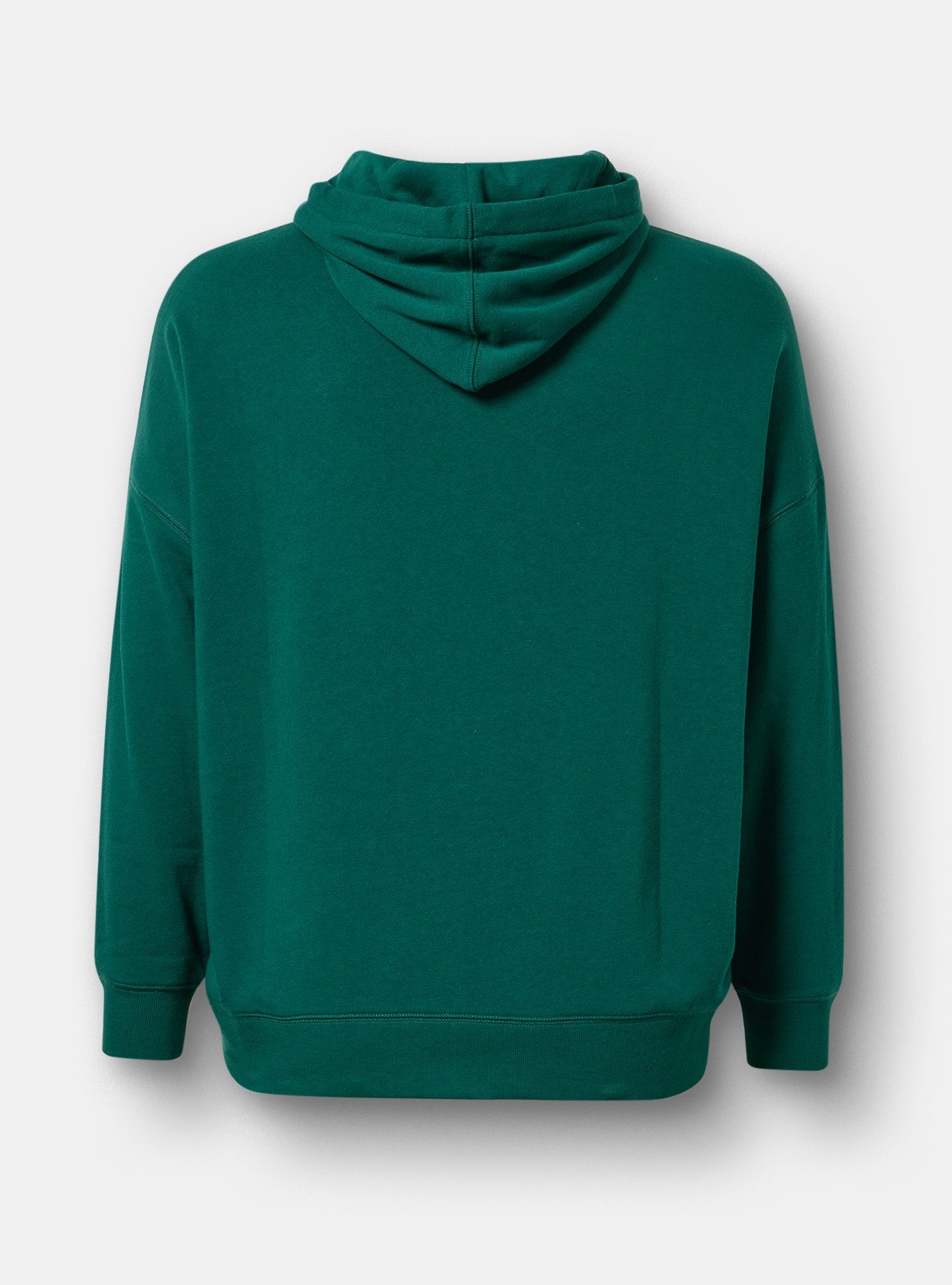 Plus Size Relaxed Cozy Fleece Hoodie, EVERYONES WISHLIST BOTANICAL GARDEN, alternate