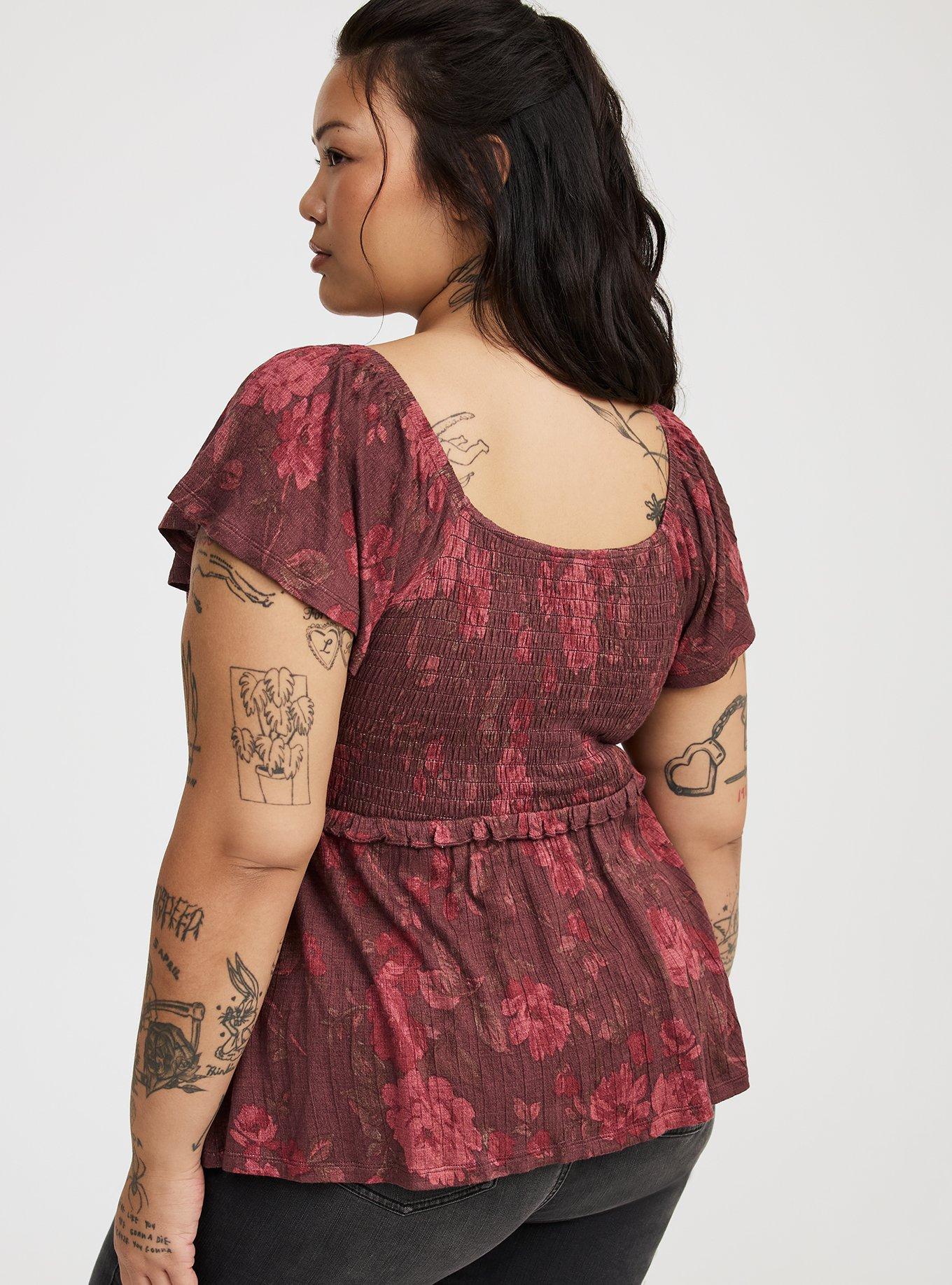 Smocked Babydoll Top