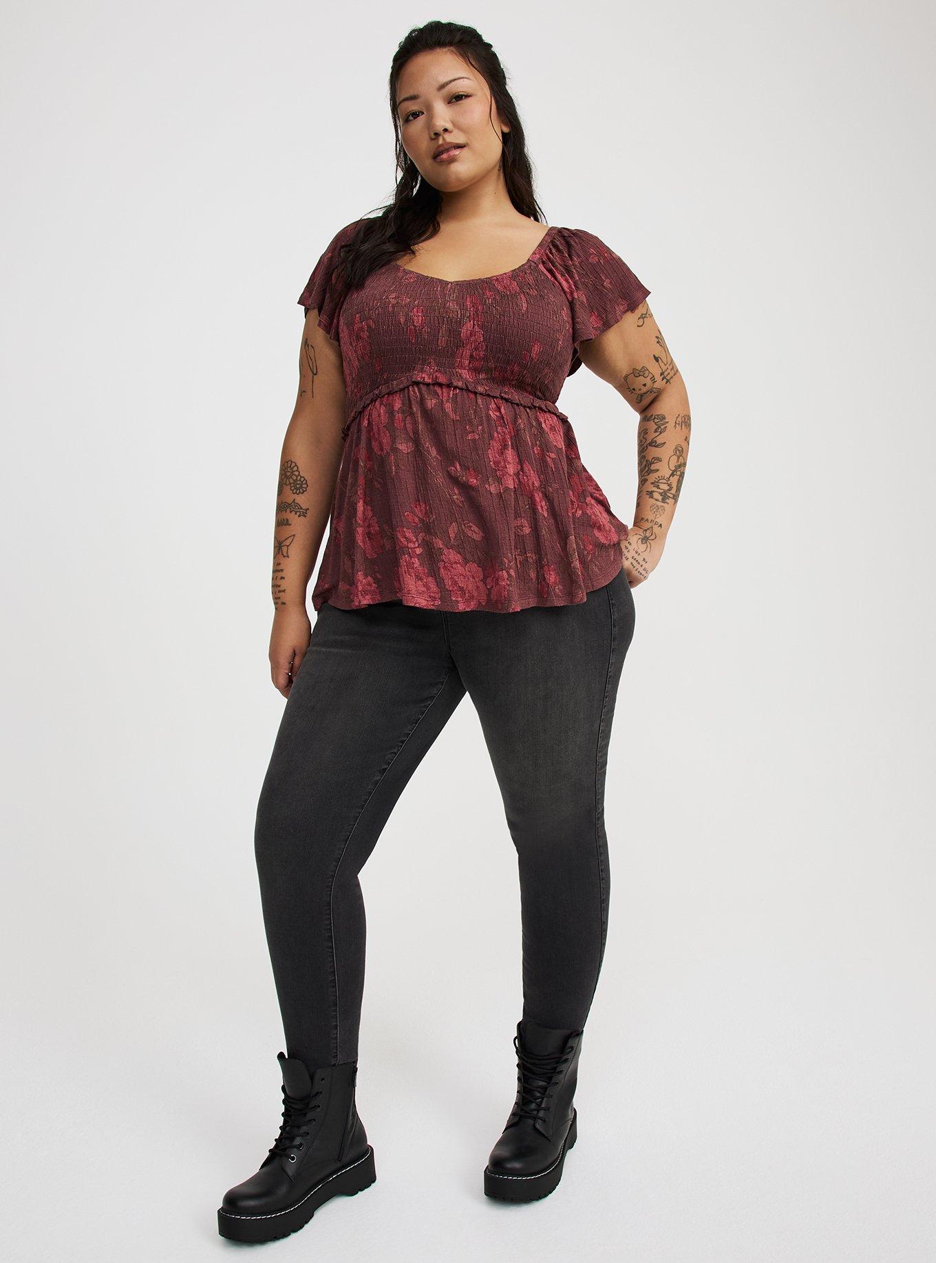 Smocked Babydoll Top