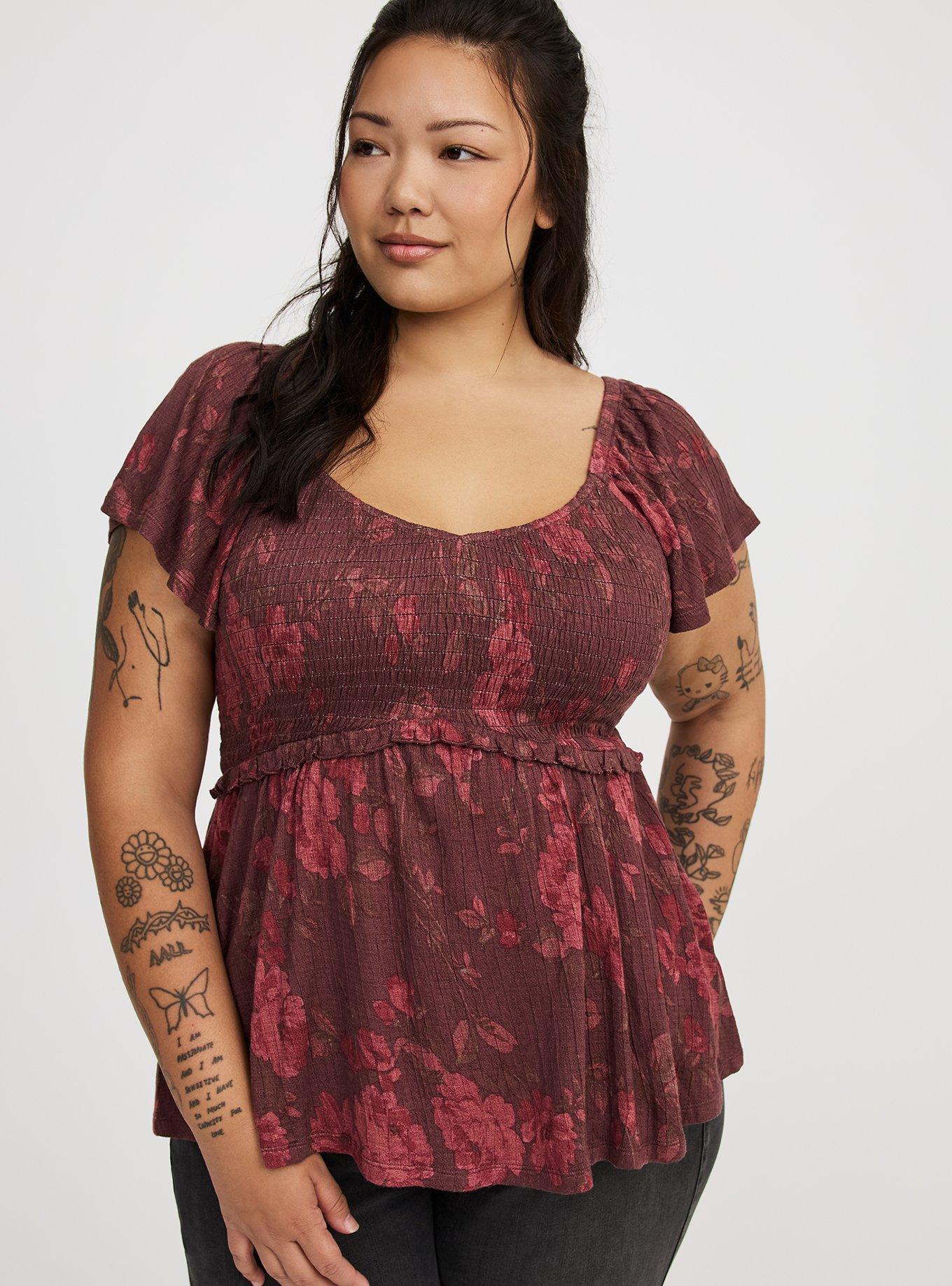 Smocked Babydoll Top