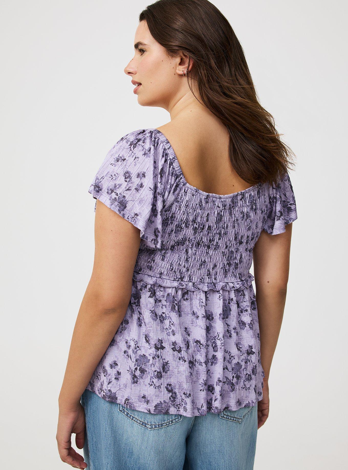 Smocked Babydoll Top