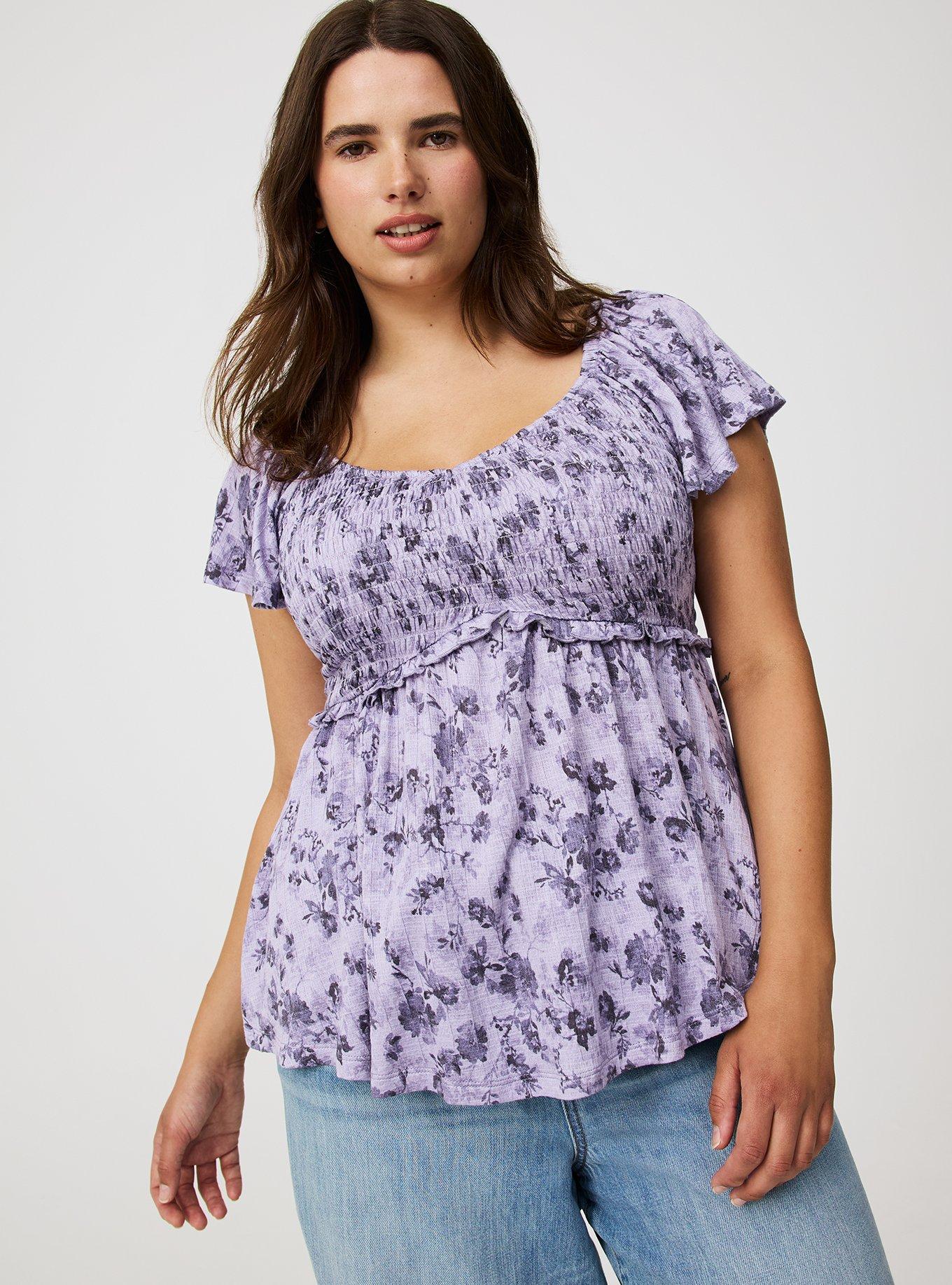 Smocked Babydoll Top