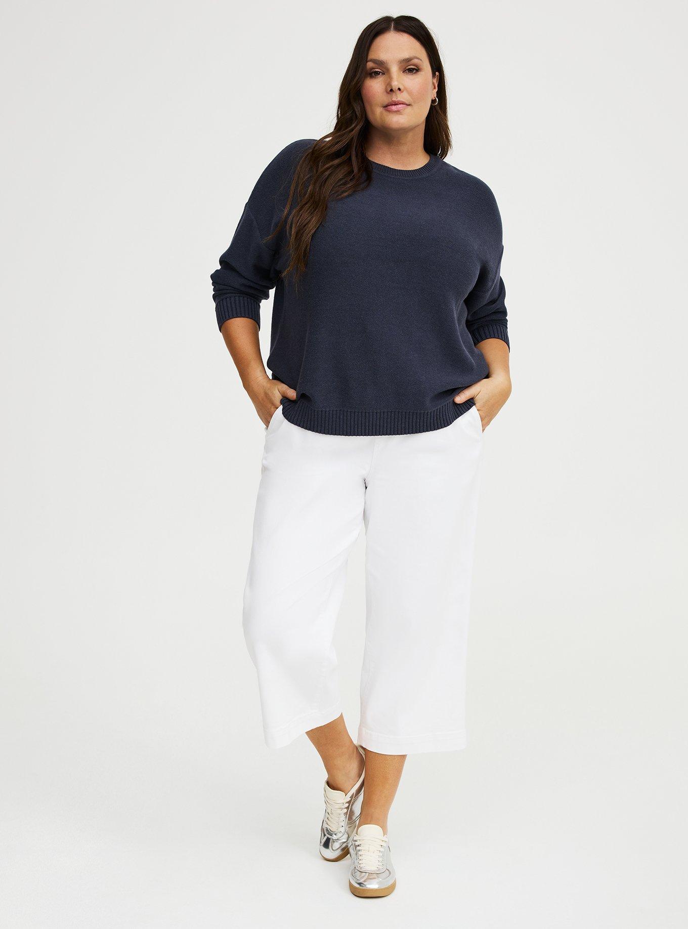 Crew Pullover Sweater, POLAR NIGHT, alternate