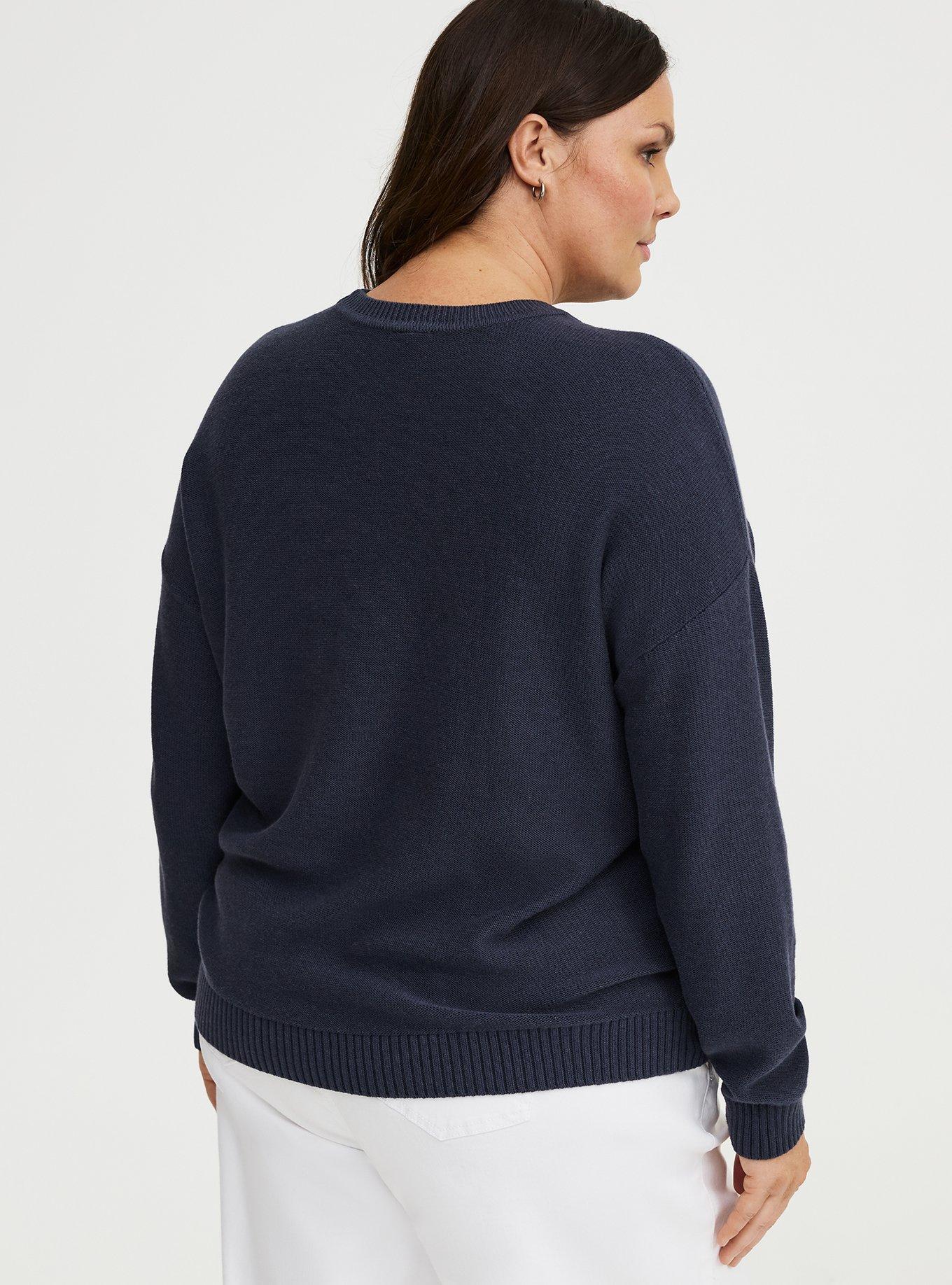 Crew Pullover Sweater, POLAR NIGHT, alternate