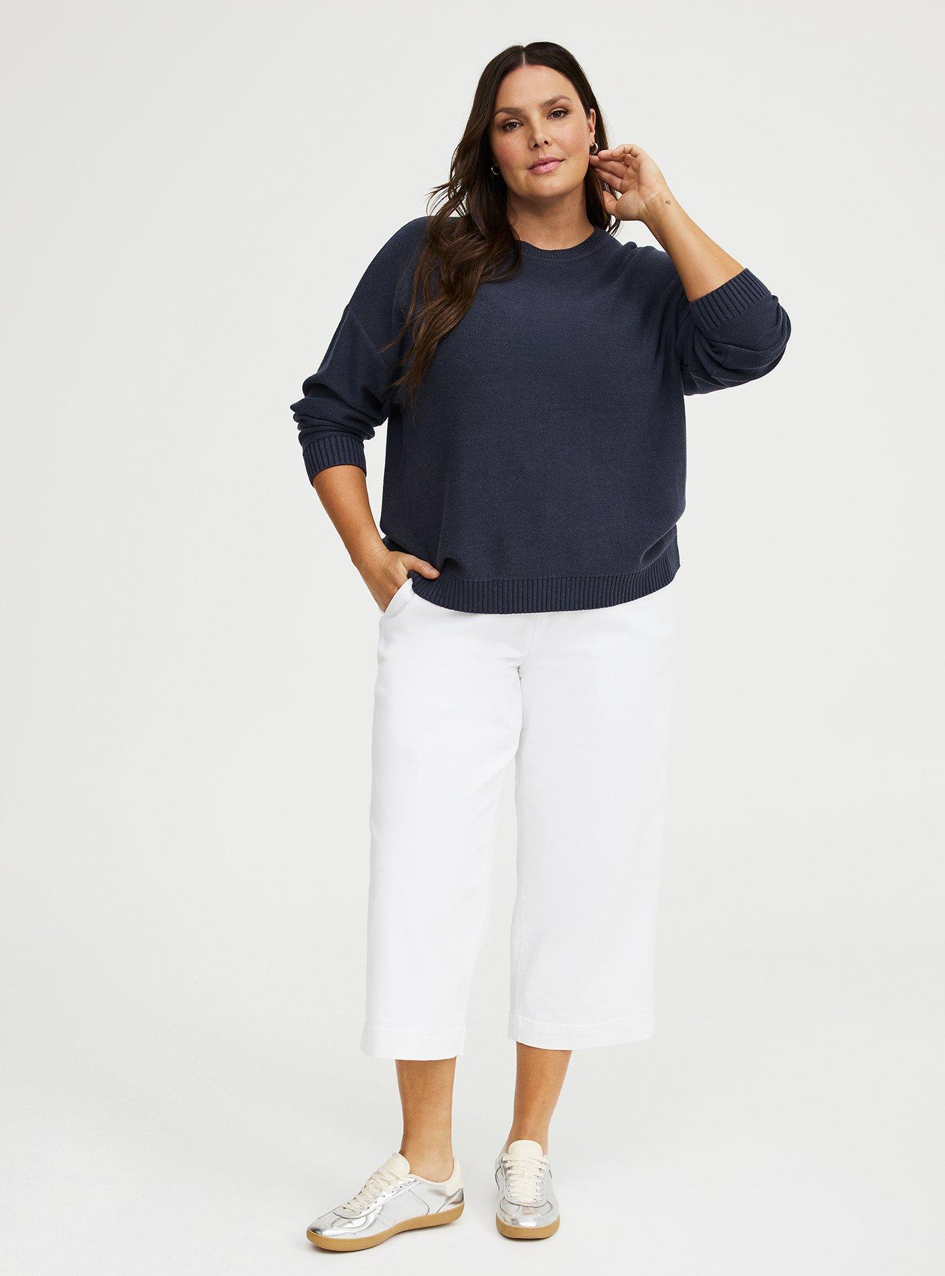 Crew Pullover Sweater, POLAR NIGHT, alternate