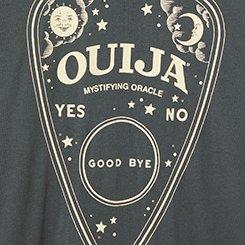 Plus Size Ouija Relaxed Cotton Jersey Tee, OUIJA VINTAGE BLACK, swatch