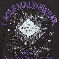 Harry Potter Relaxed Cotton Jersey Tee, SWEAR HARRY POTTER DEEP BLACK, swatch