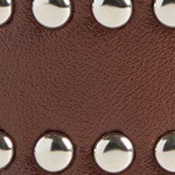 Studded Western Belt, BURGUNDY, swatch