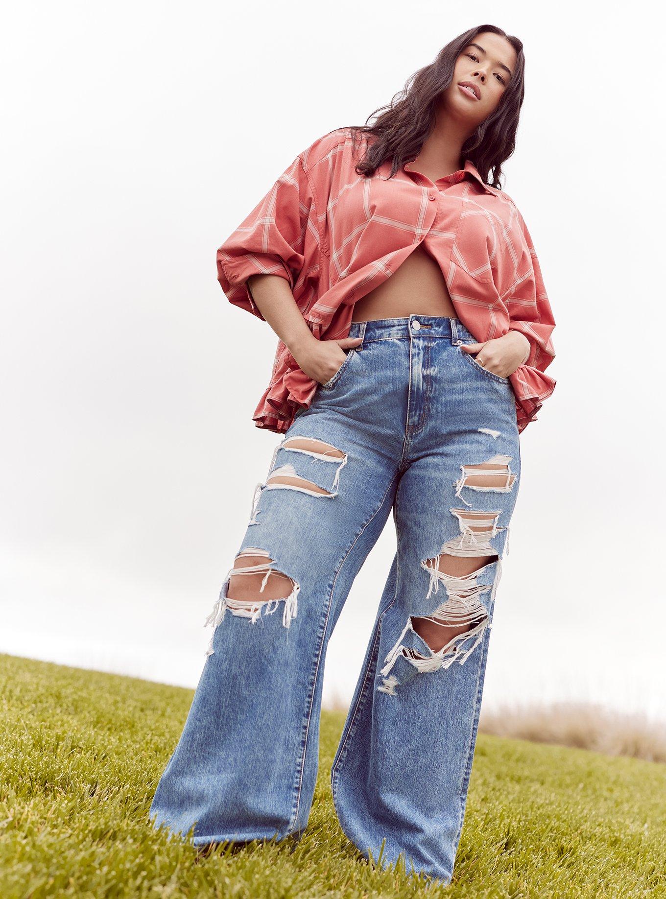 Festi Oversized Button Down Top