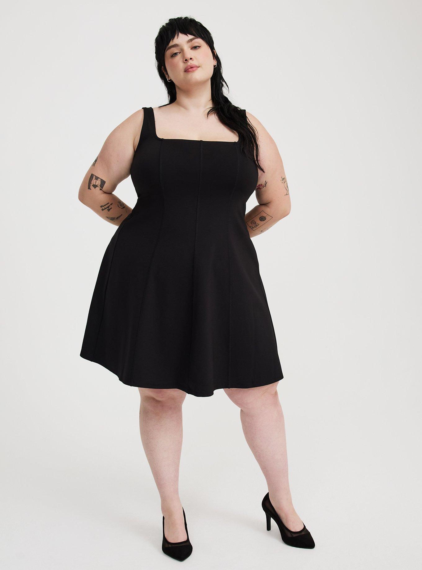 Mini Square-Neck Tank Dress