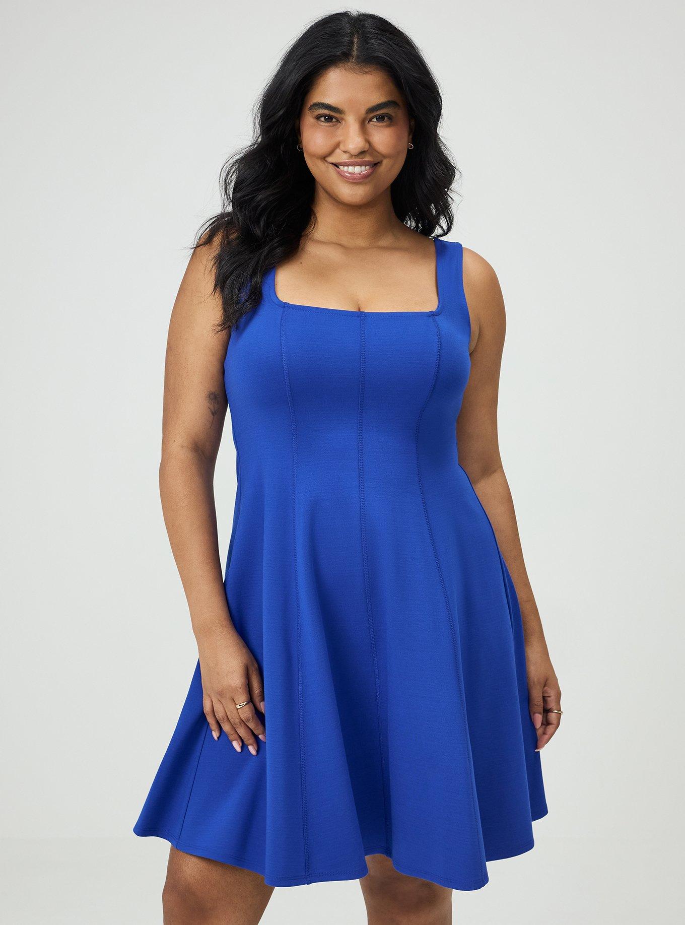 Square Neck Tank Mini Dress, SURF THE WEB, alternate