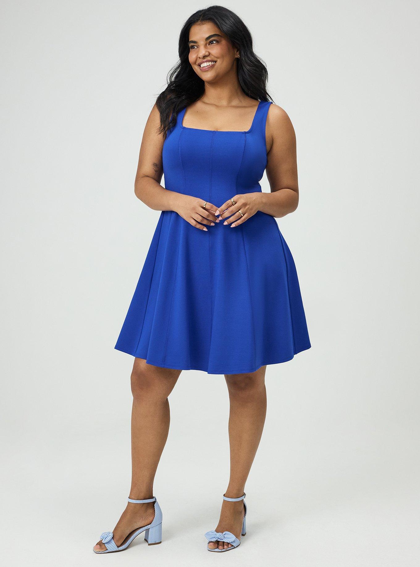 Plus Size - Square Neck Tank Mini Dress - Torrid