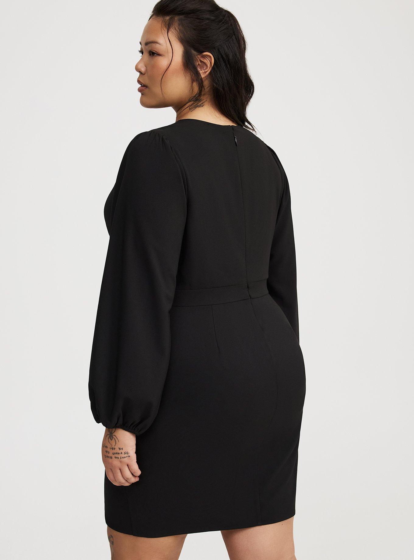 Mini Tulip Surplice Dress