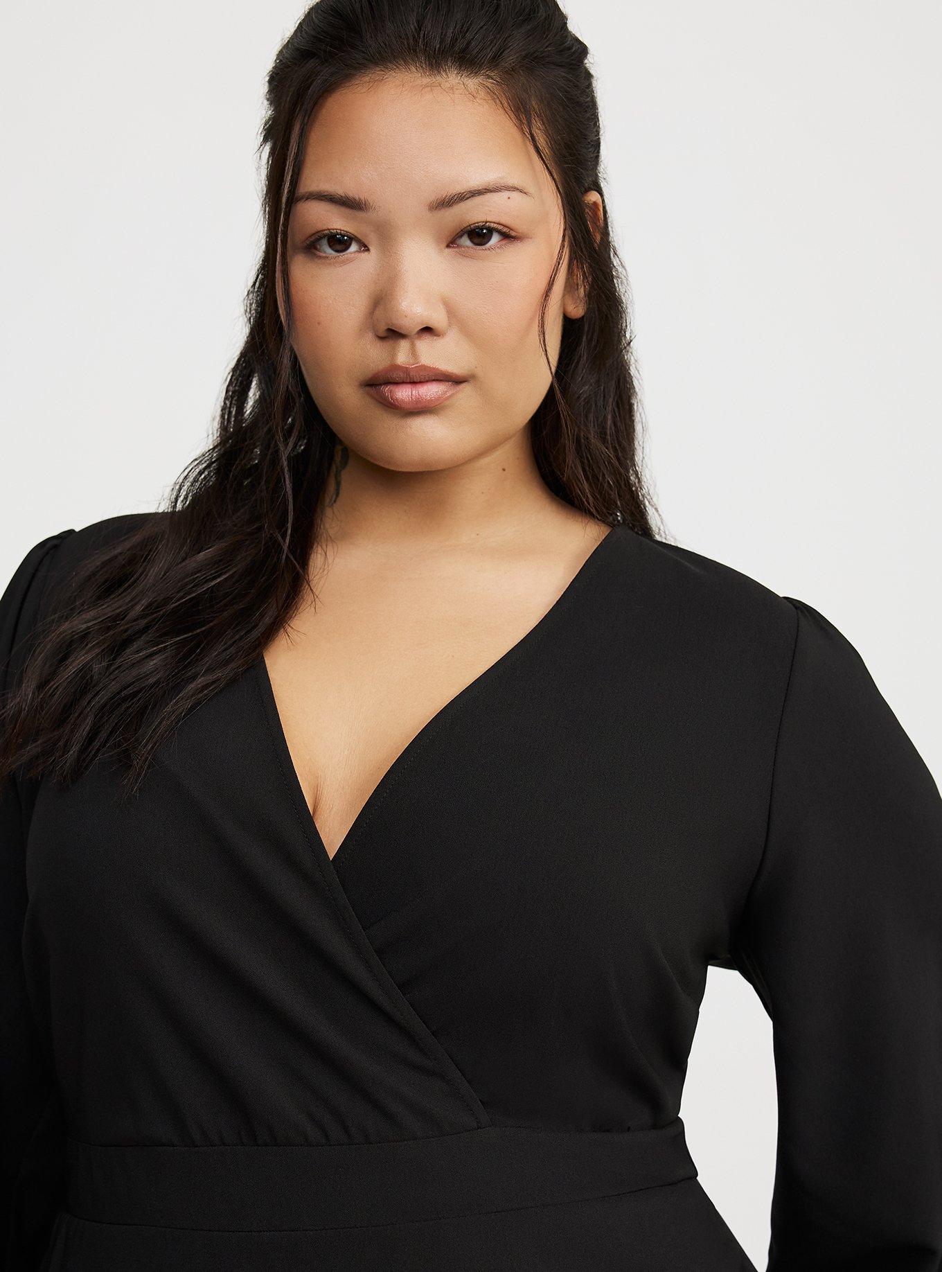 black long sleeve velvet maxi dress Morana Black Velvet Square-Neck Long-Sleeve Maxi Dress – Club L London main image 0