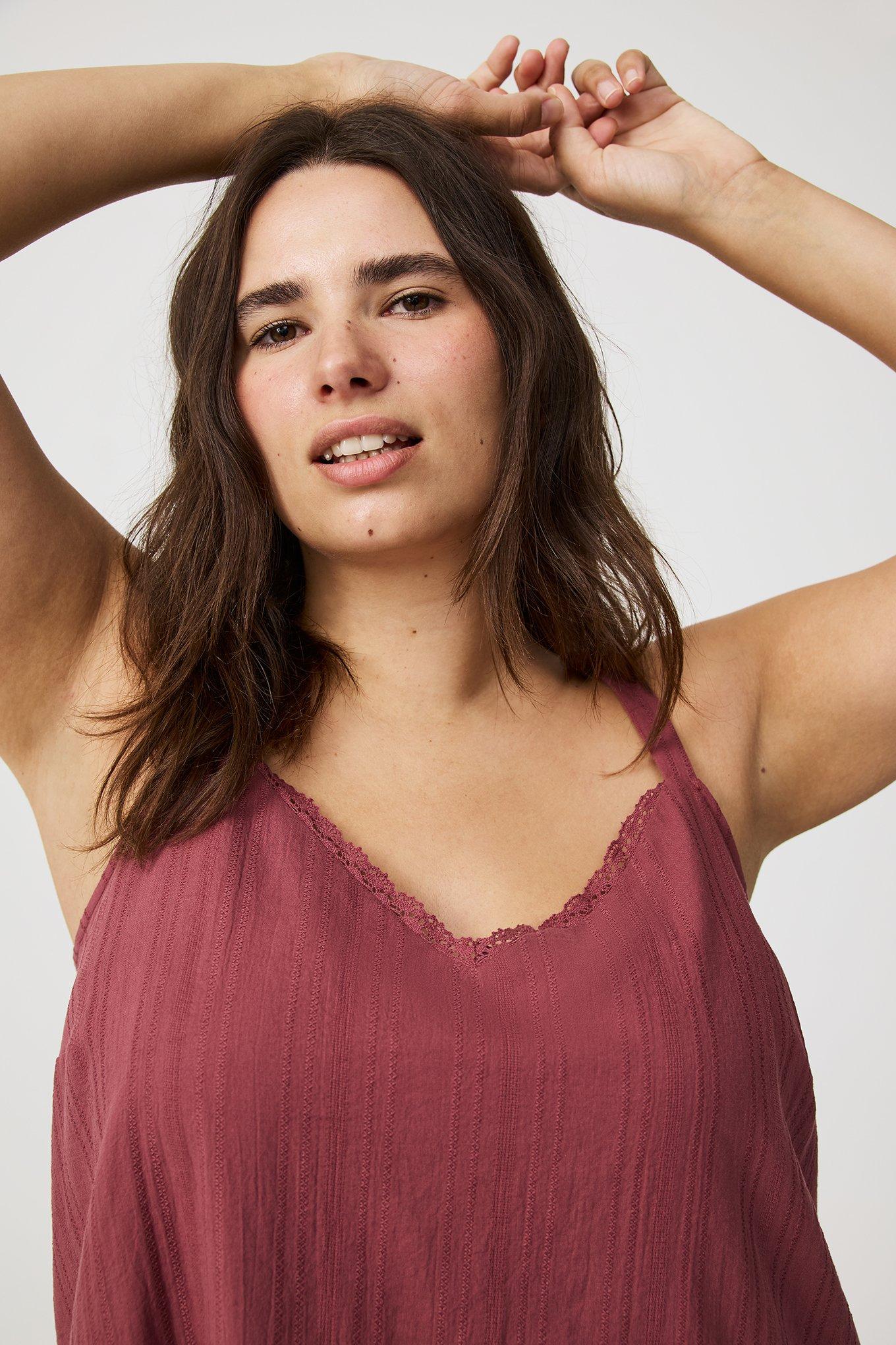 Mini Drop-Waist Lace-Trim Dress