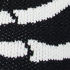 Button-Front Skeleton Cardigan, DEEP BLACK, swatch