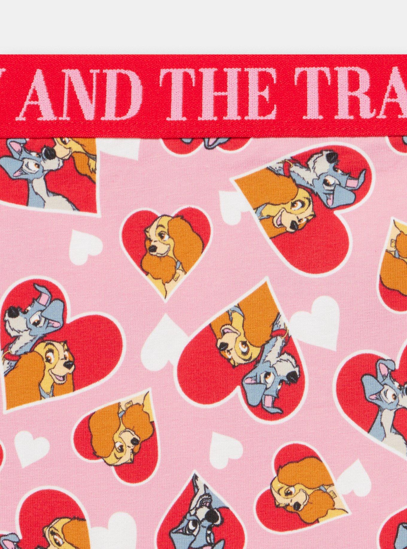 Lady & The Tramp Valentine's Mid-Rise Cotton Brief, MULTI, alternate