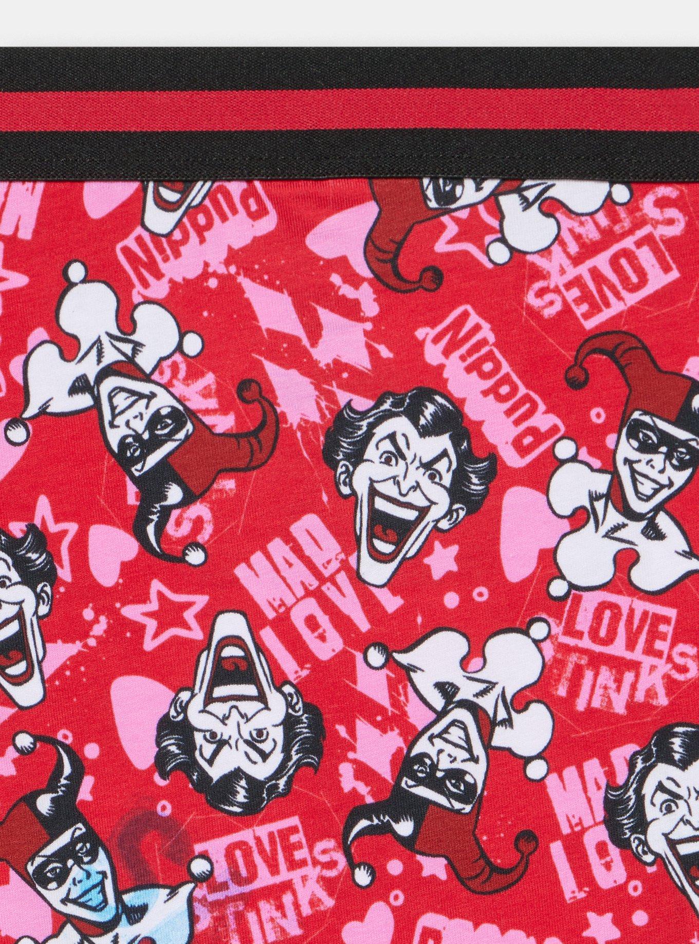 Harley Quinn Joker Valentine's Mid-Rise Cotton Brief