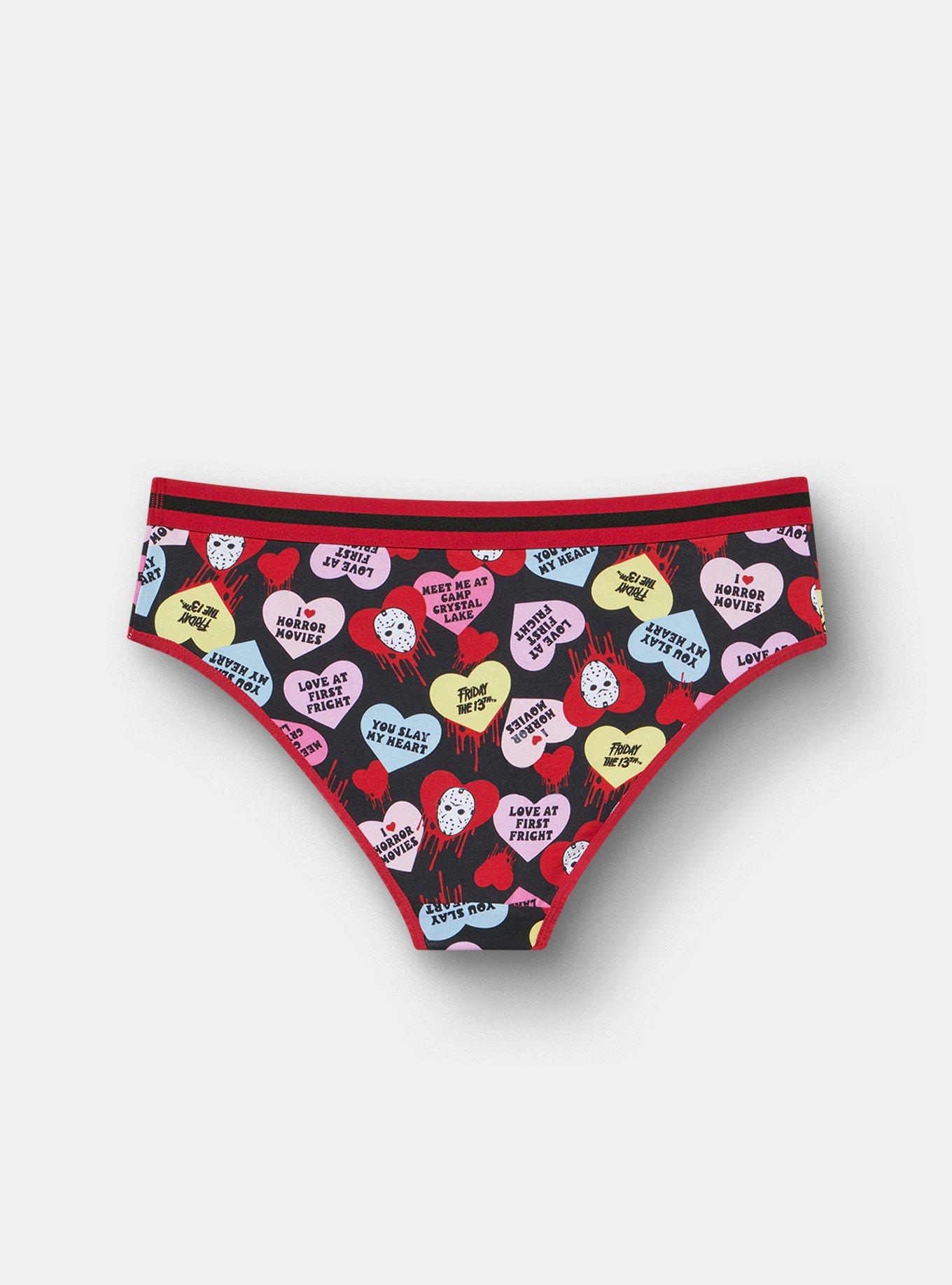 Horror V-Day Mid-Rise Cotton Hipster Panty, MULTI, alternate