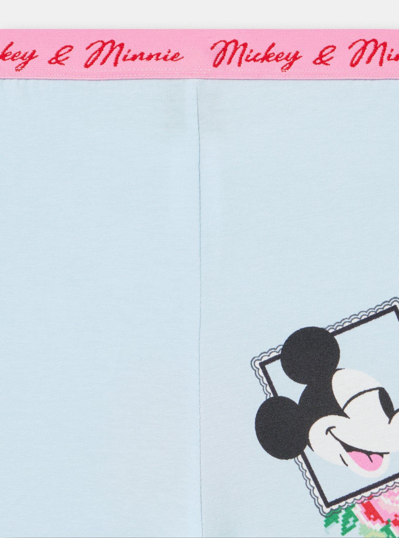 Mickey & Minnie Valentine's Day Mid-Rise Cotton Shortie, MULTI, alternate