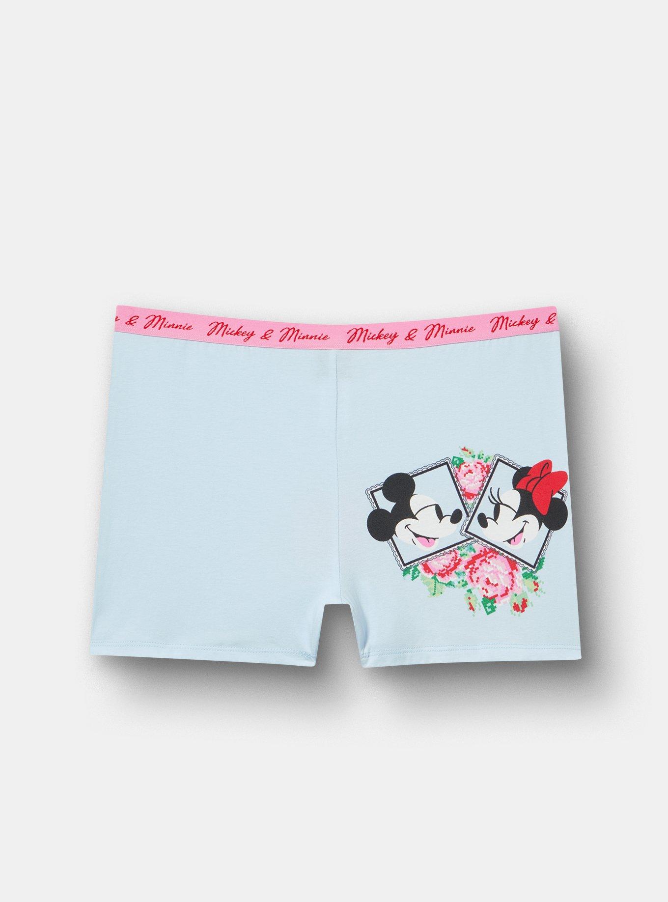 Mickey & Minnie Valentine's Day Mid-Rise Cotton Shortie, MULTI, hi-res
