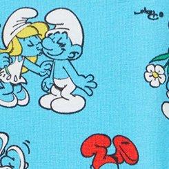 Plus Size Smurfs Mid-Rise Cotton Boyshort Panty, MULTI, swatch