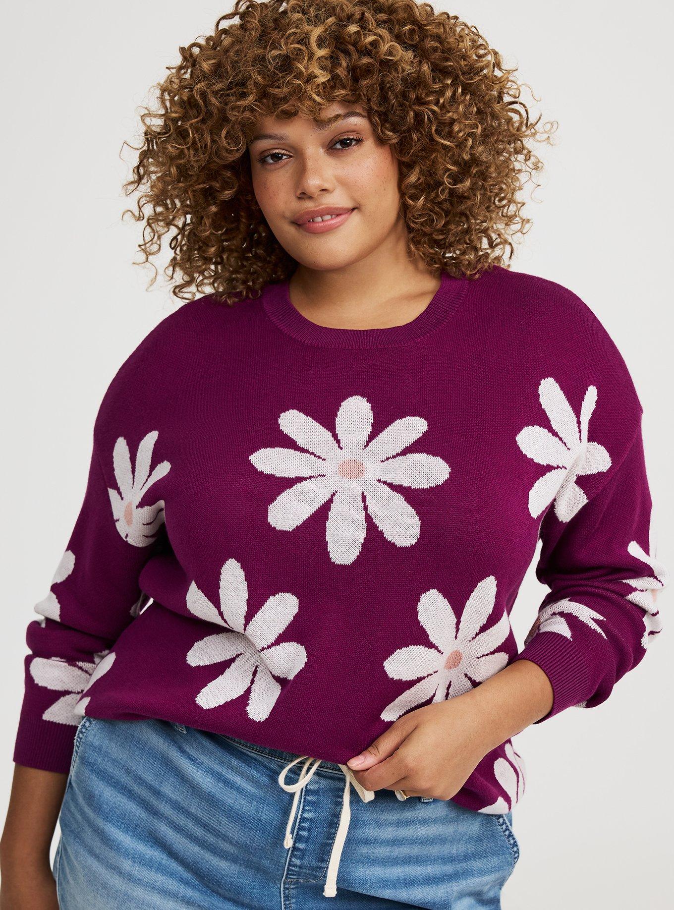 Plus Size - Pullover Crew Sweater - Torrid
