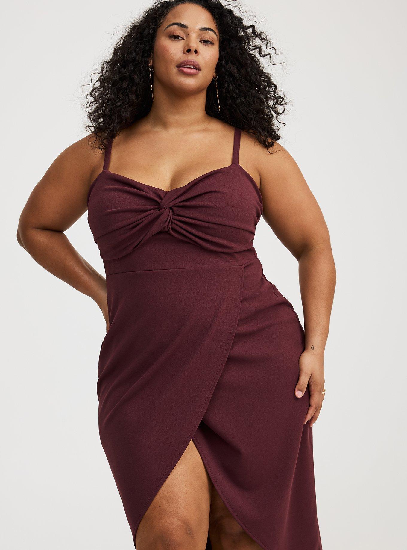 Twist-Front Cut-Out Mii Dress