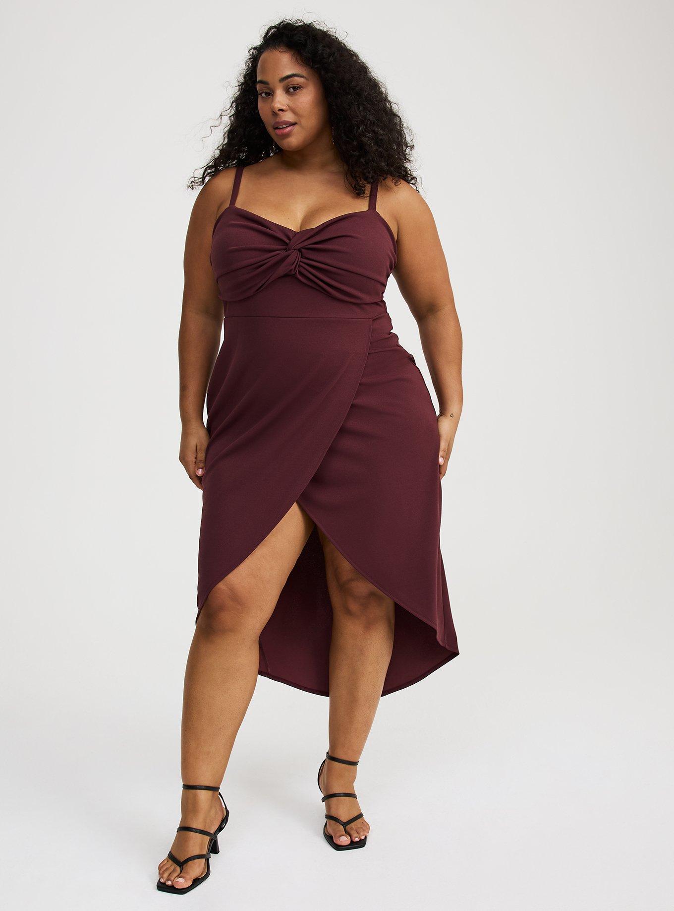 Twist-Front Cut-Out Mii Dress