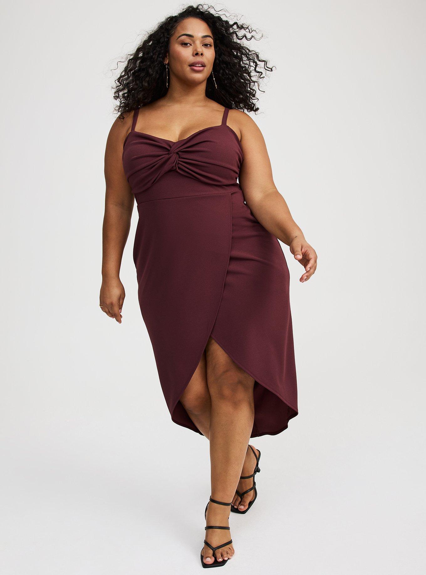 Twist-Front Cut-Out Mii Dress