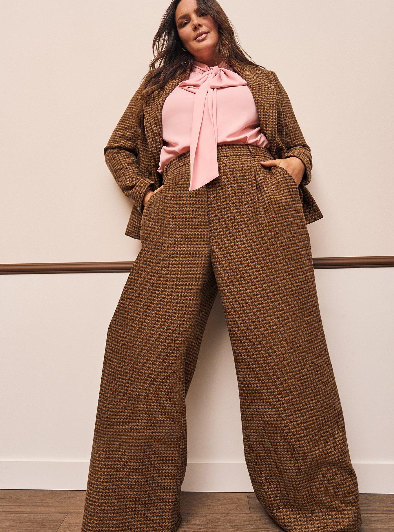 Plus Size - Studio Pleated Relaxed Wide Leg Trouser - Torrid